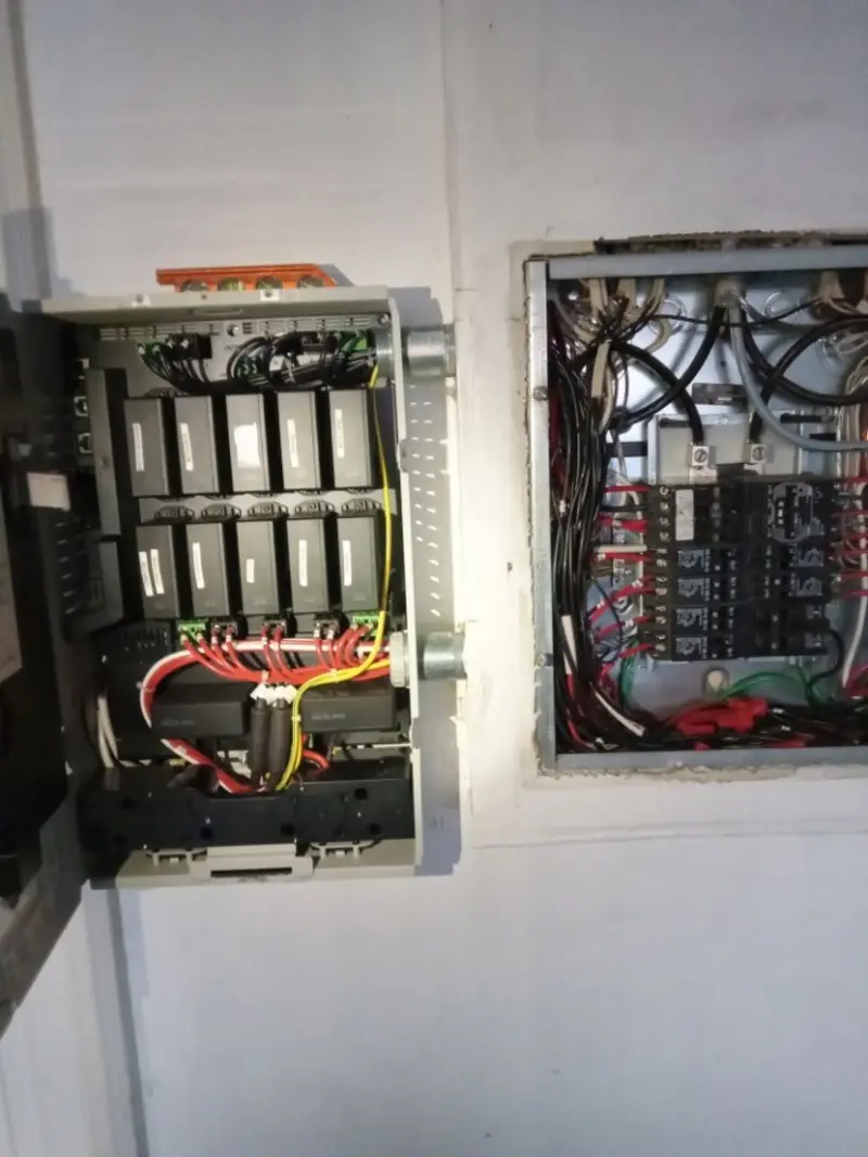 Electrical panel upgrade completed for Indoor Lighting Installation in North Ogden